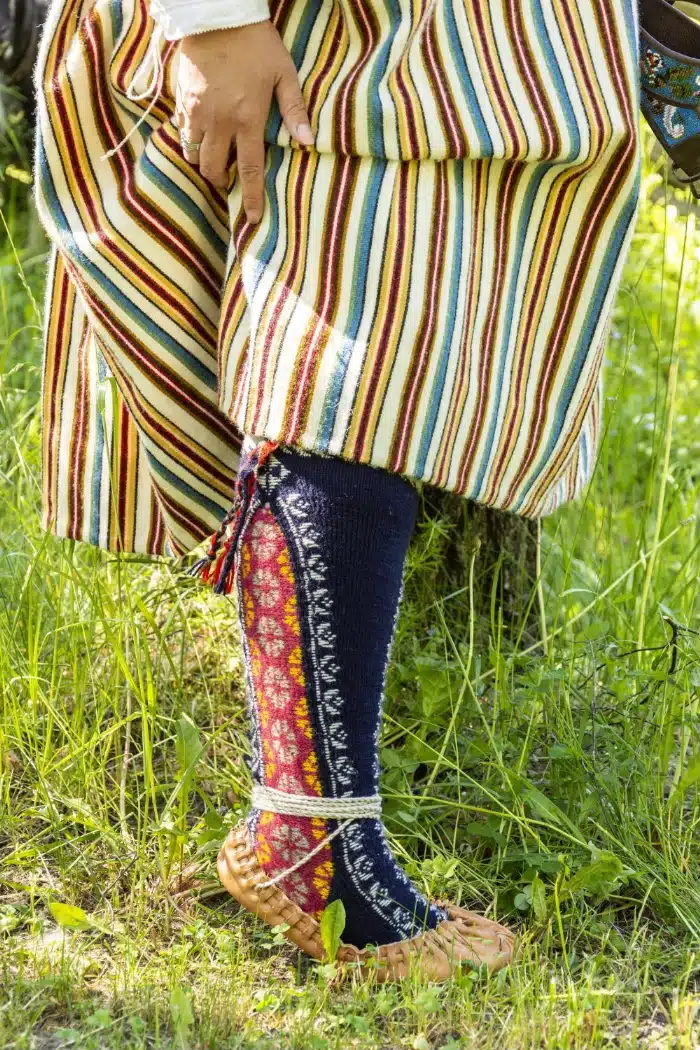 Pärandkultuuri õppeklassi kursustel saab Harjumaa Muuseumis näiteks sukka kududa või kaapotkleiti õmmelda