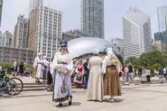 Chicago rahvarõivakooli pidulik lõpetamine 18. juunil 2023 Ameerika Ühendriikides