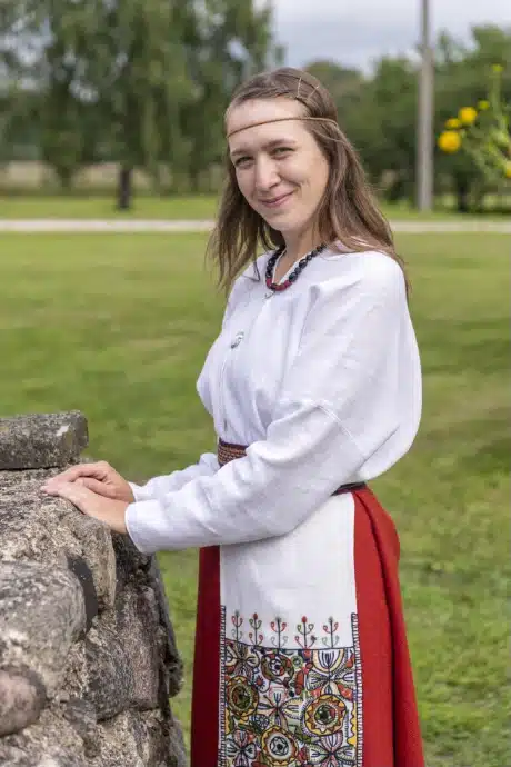 Halliste neiu rahvarõivad, 19. saj keskpaik