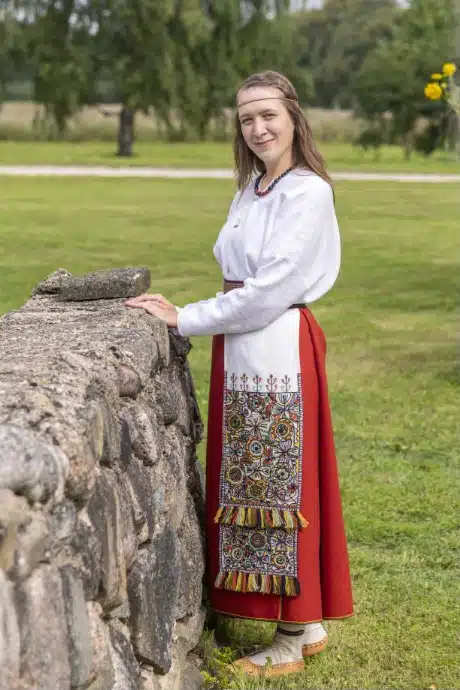 Halliste neiu rahvarõivad, 19. saj keskpaik