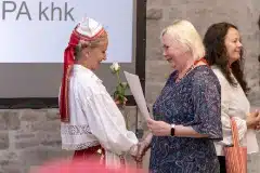 Tallinna rahvarõivakooli lõpetamine 1. juunil 2024