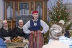 Vooremaa rahvarõivakooli pidulik lõpetamine Palamuse muuseumis 14.12.2024